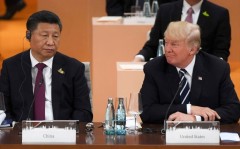 Chủ tịch Trung Quốc Tập Cận Bình và Tổng thống Mỹ Donald Trump. ( Ảnh qua clarin.com)