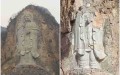 Tháng 2/2019, Trung Quốc cho nổ một tượng Phật Quan Âm cao gần 60m trên vách núi hậu điện chùa Hoàng An, Hà Bắc, Trung Quốc, không muốn dân chúng phục dựng lại, Trung Quốc còn cho nổ thêm một lần nữa nhằm hủy hoàn toàn bức tượng (Ảnh: NTDTV)