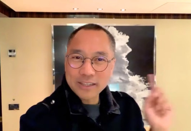 Quách Văn Quý nói rằng: “Tin vào ĐCSTQ thì chỉ có đi vào nhà hỏa táng”. (Ảnh chụp video)