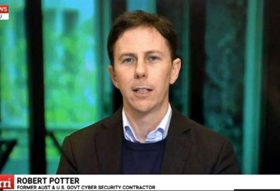Chuyên gia an ninh mạng Robert Potter. (Ảnh: NTDTV)