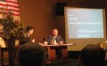 Inamori Kazuo trong buổi hội thảo chia sẻ ở California, Mỹ. (Ảnh từ wikipedia.org CC BY 2.0