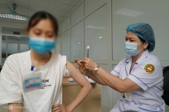 Têm vaccine. Ảnh Ngọc Thành - vnexpress.net