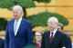 Tổng thống Mỹ Joe Biden và Tổng Bí thư Nguyễn Phú Trọng trong lễ đón chính thức ngày 10/9.