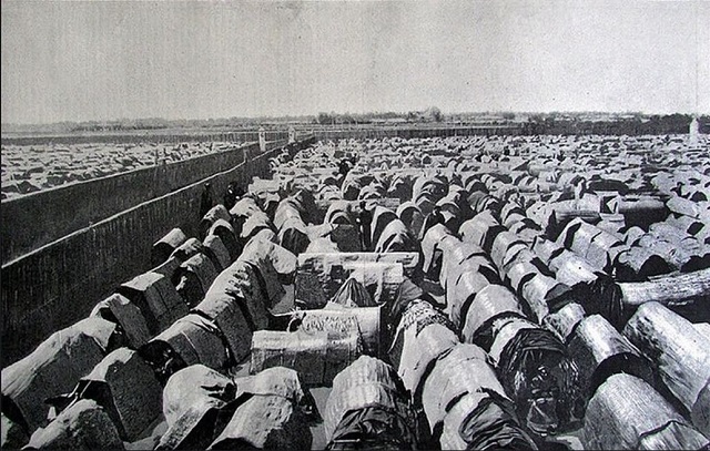 Cảnh trường thi năm 1900. (Ảnh: Báo Giáo dục & Thời đại)